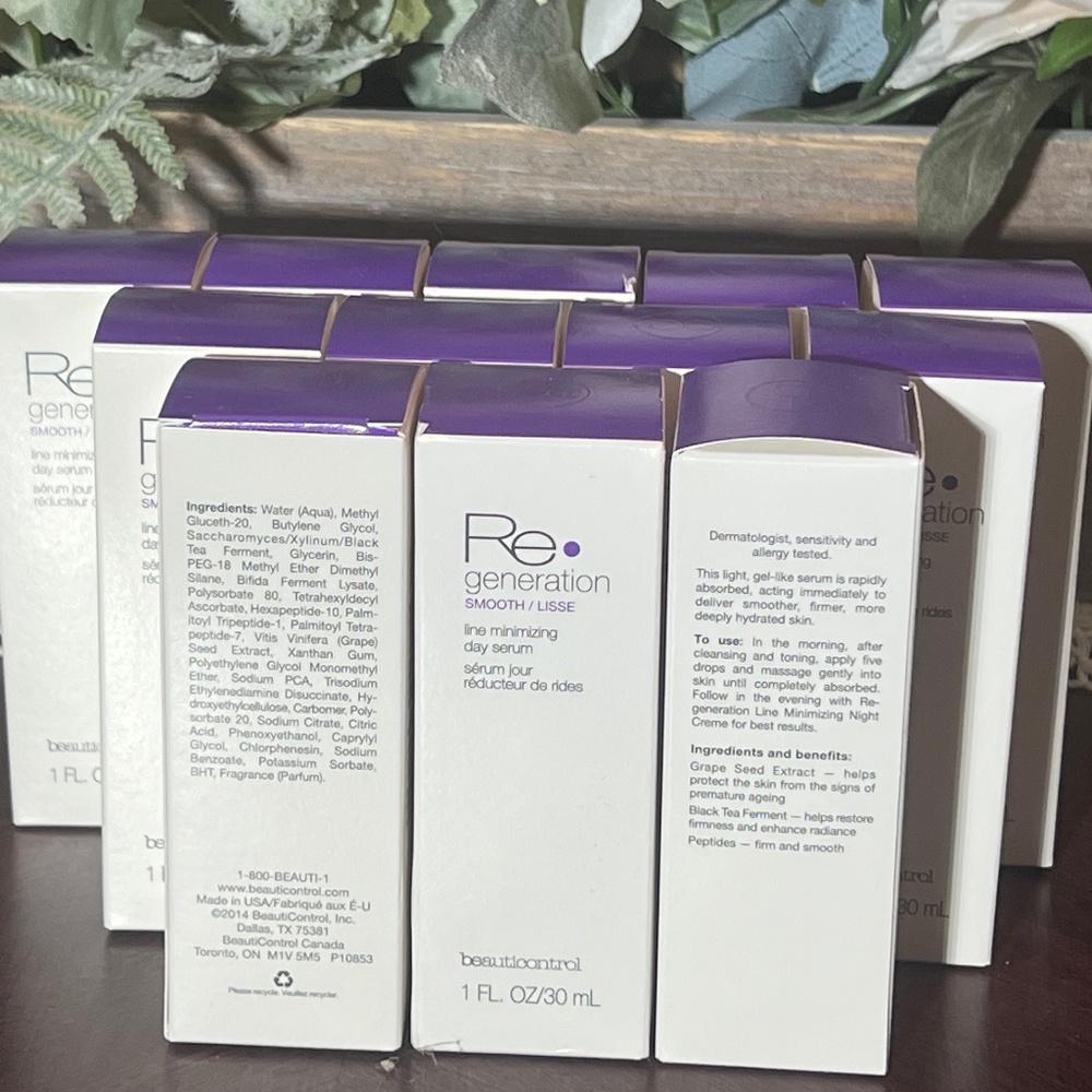 Beauticontrol Regeneration Smooth Line minimizing day serum 12 Pack